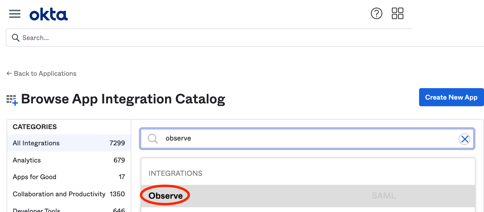 Configuring Okta for SAML and Single Sign On SSO documentation