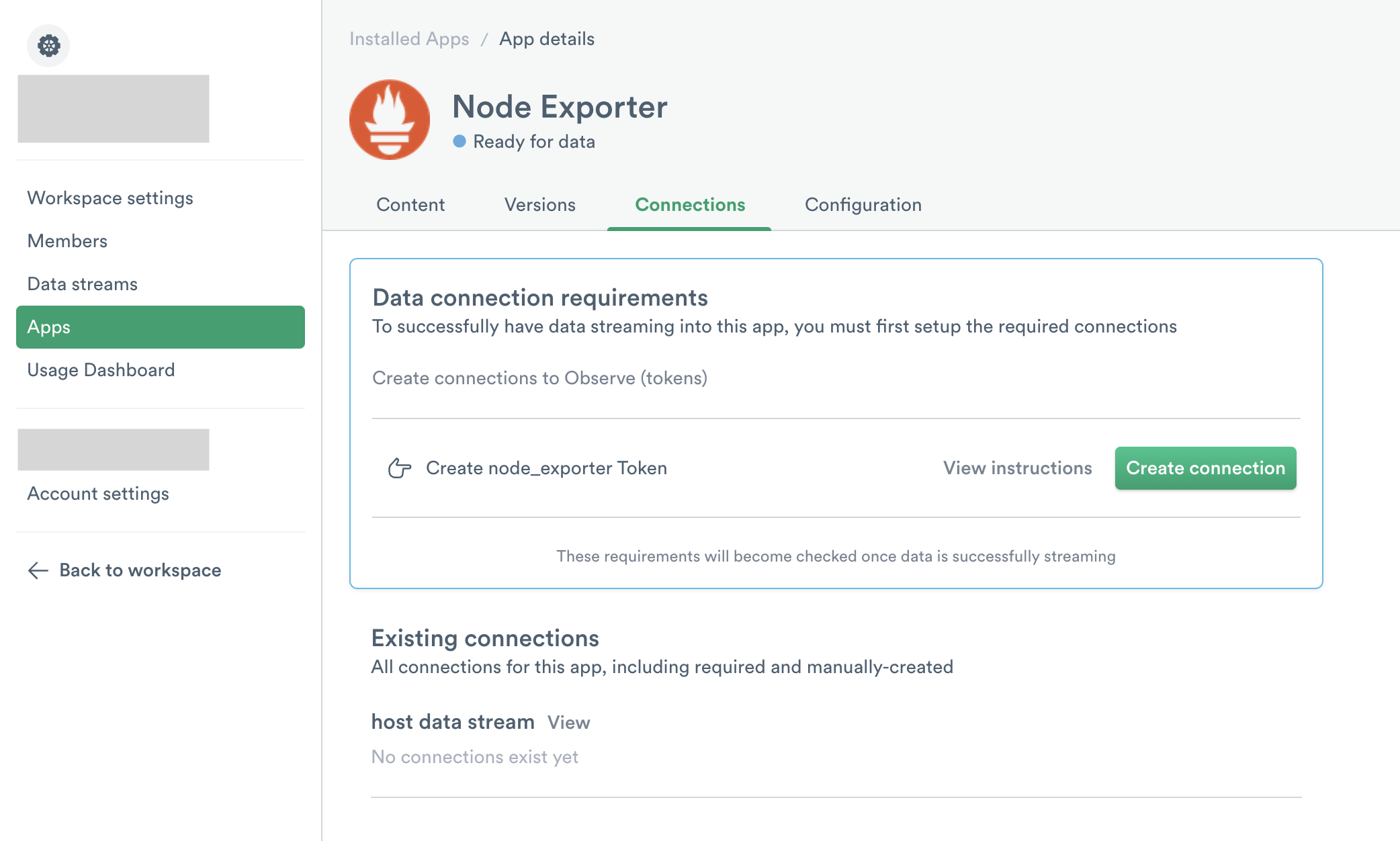 Node Exporter app