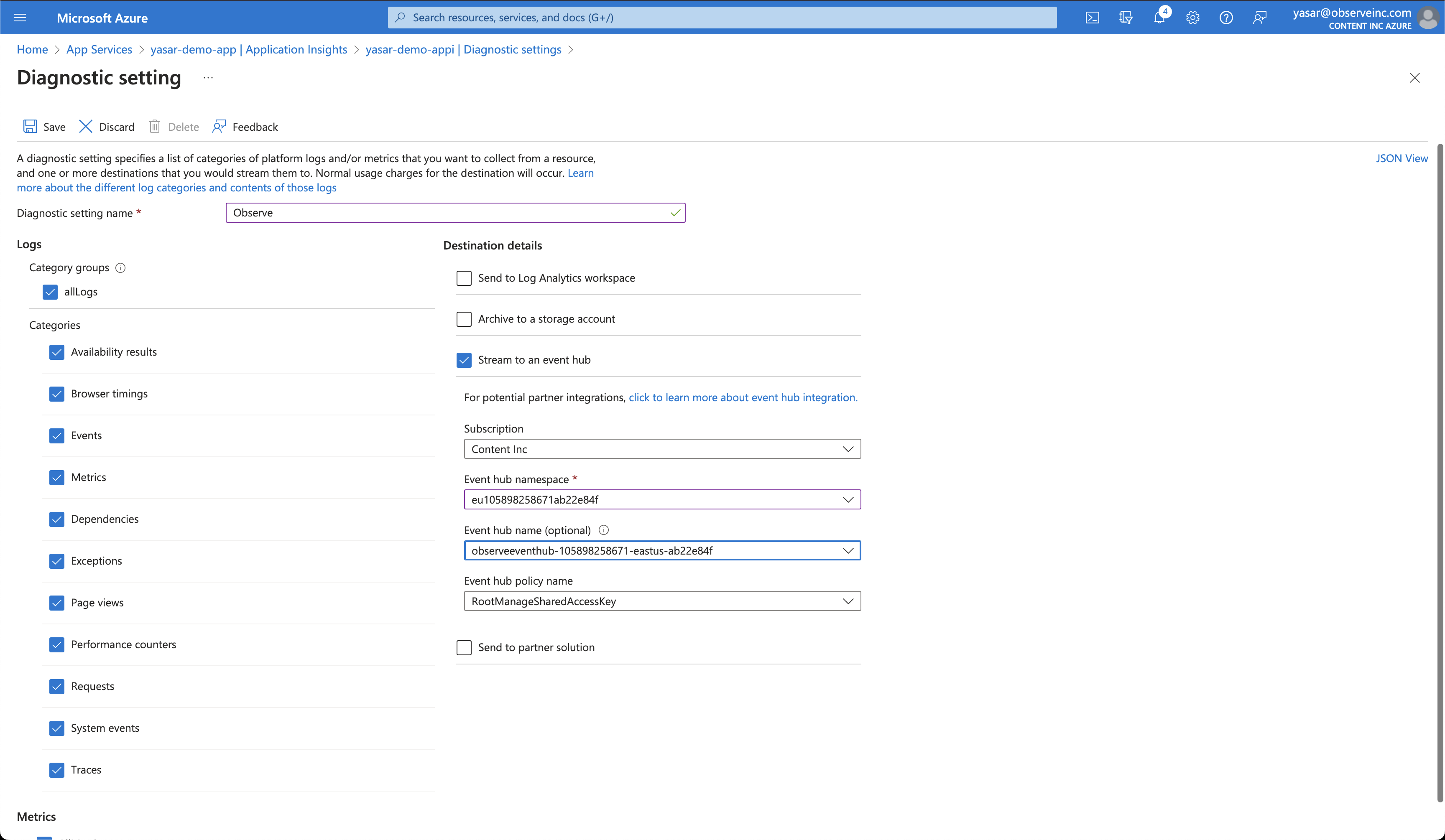 Search for Function App