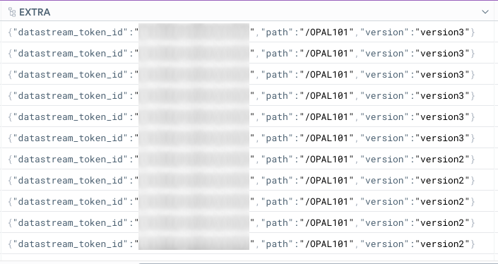 Displaying the Extra column