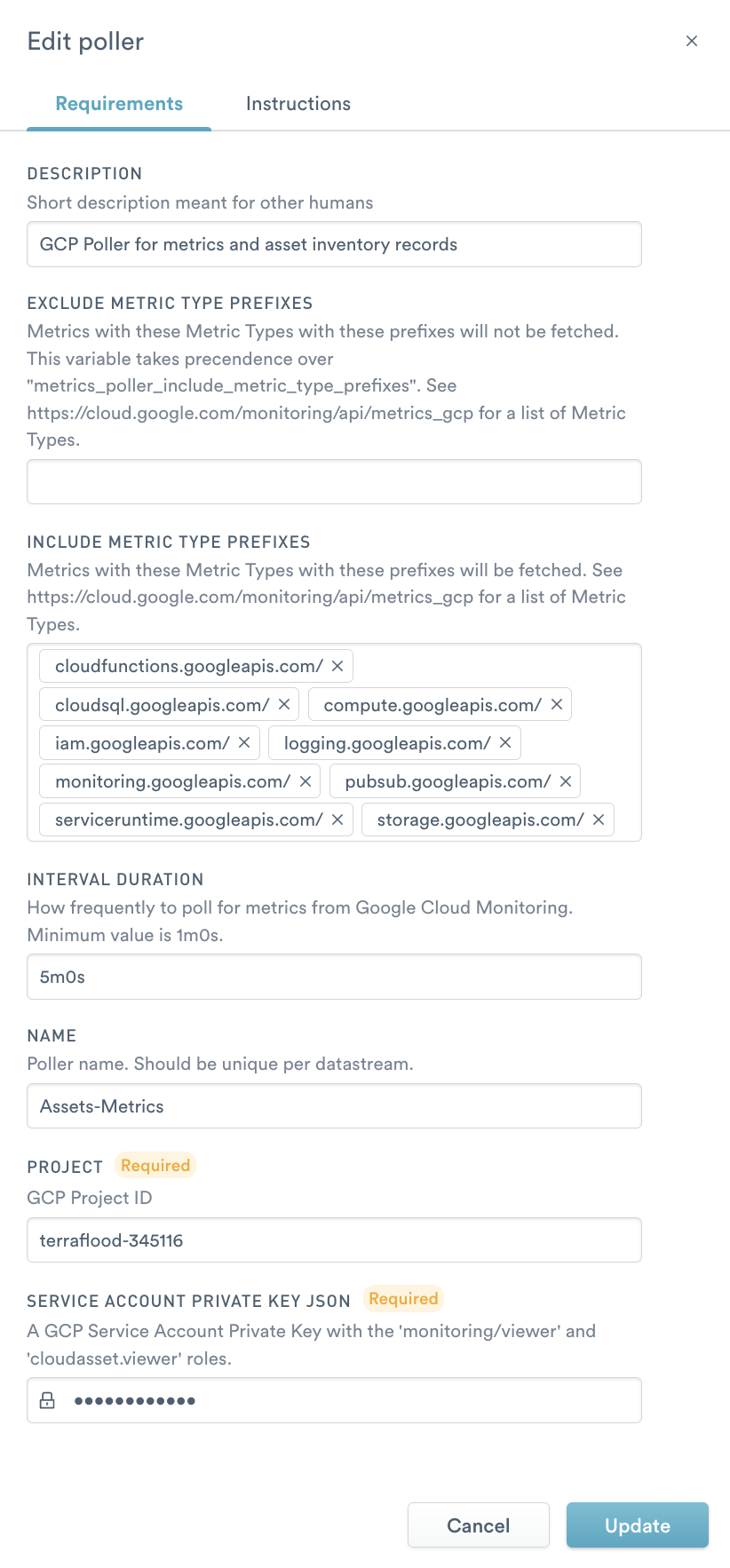 Add metrix prefix to poller