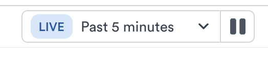 Live Mode with Pause
