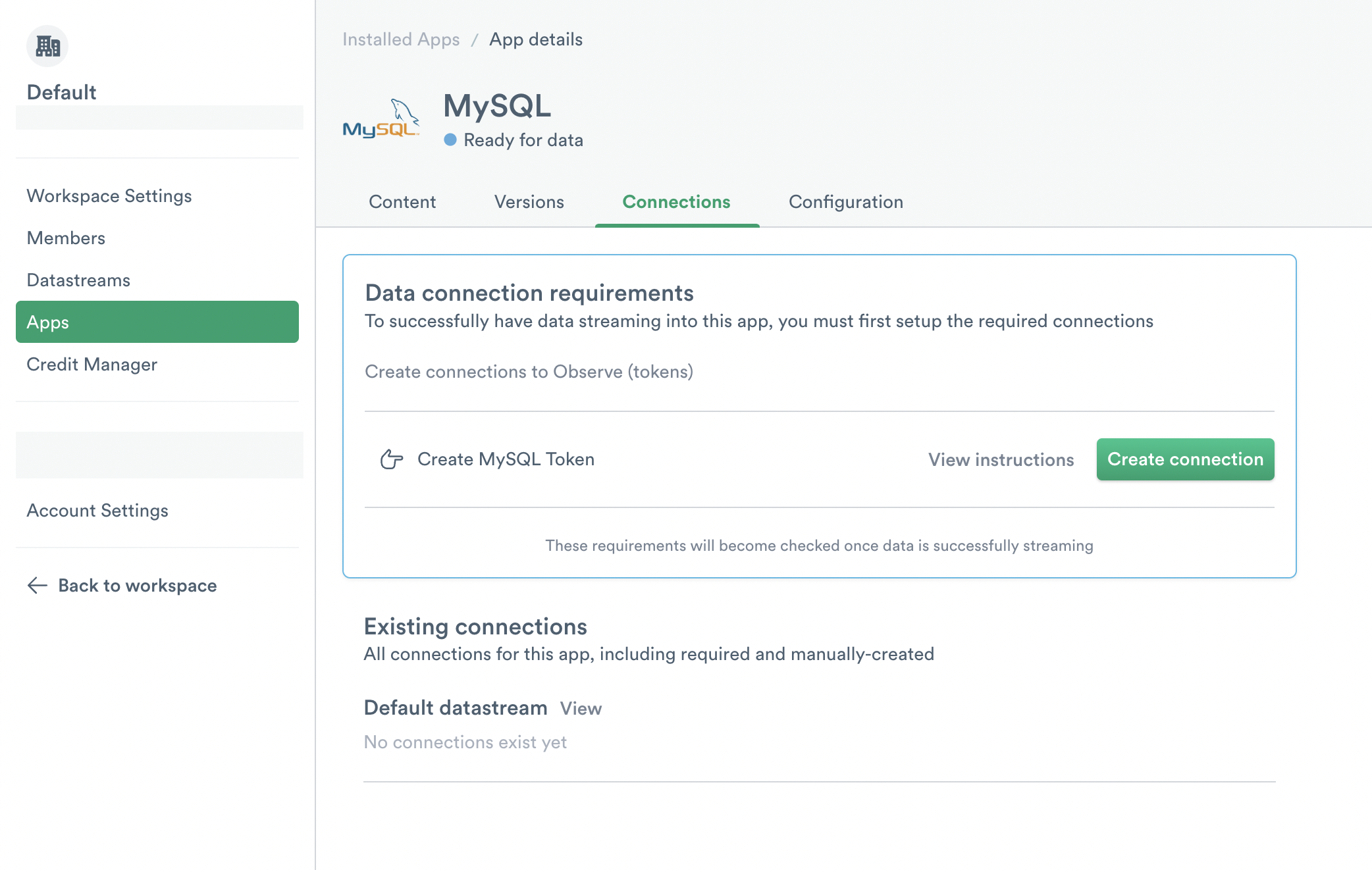 MySQL app
