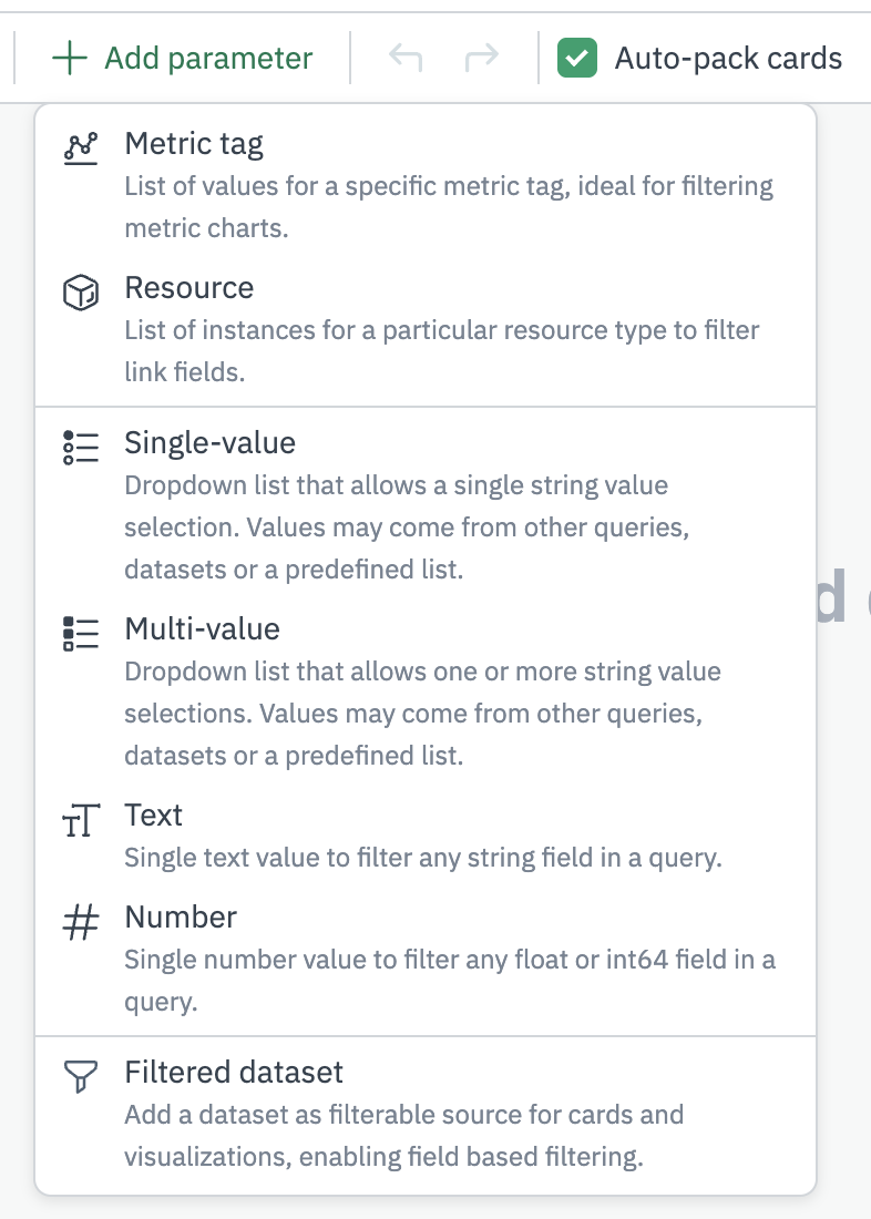 Parameter types
