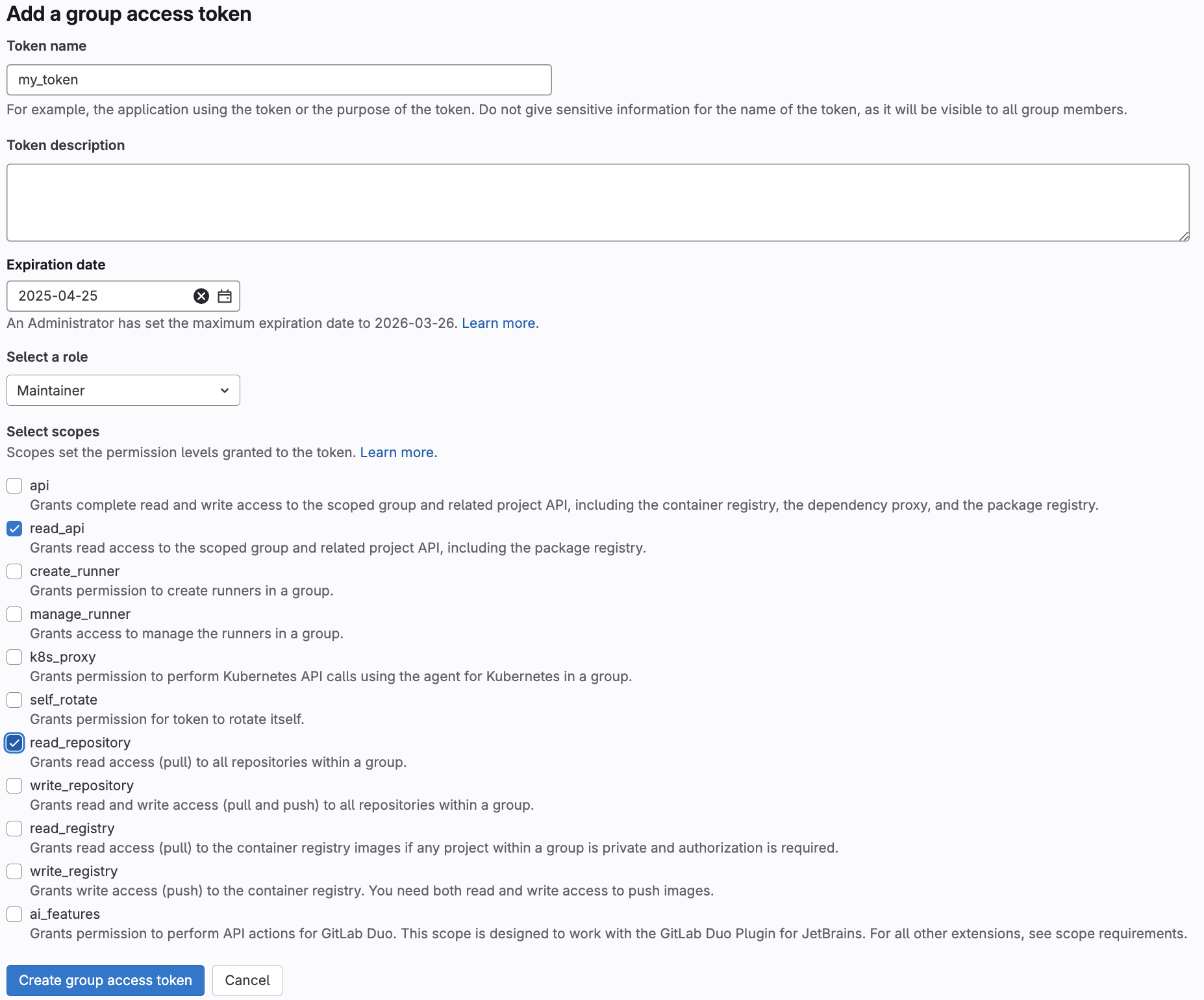 GitLab poller configuration page on the GitLab website.