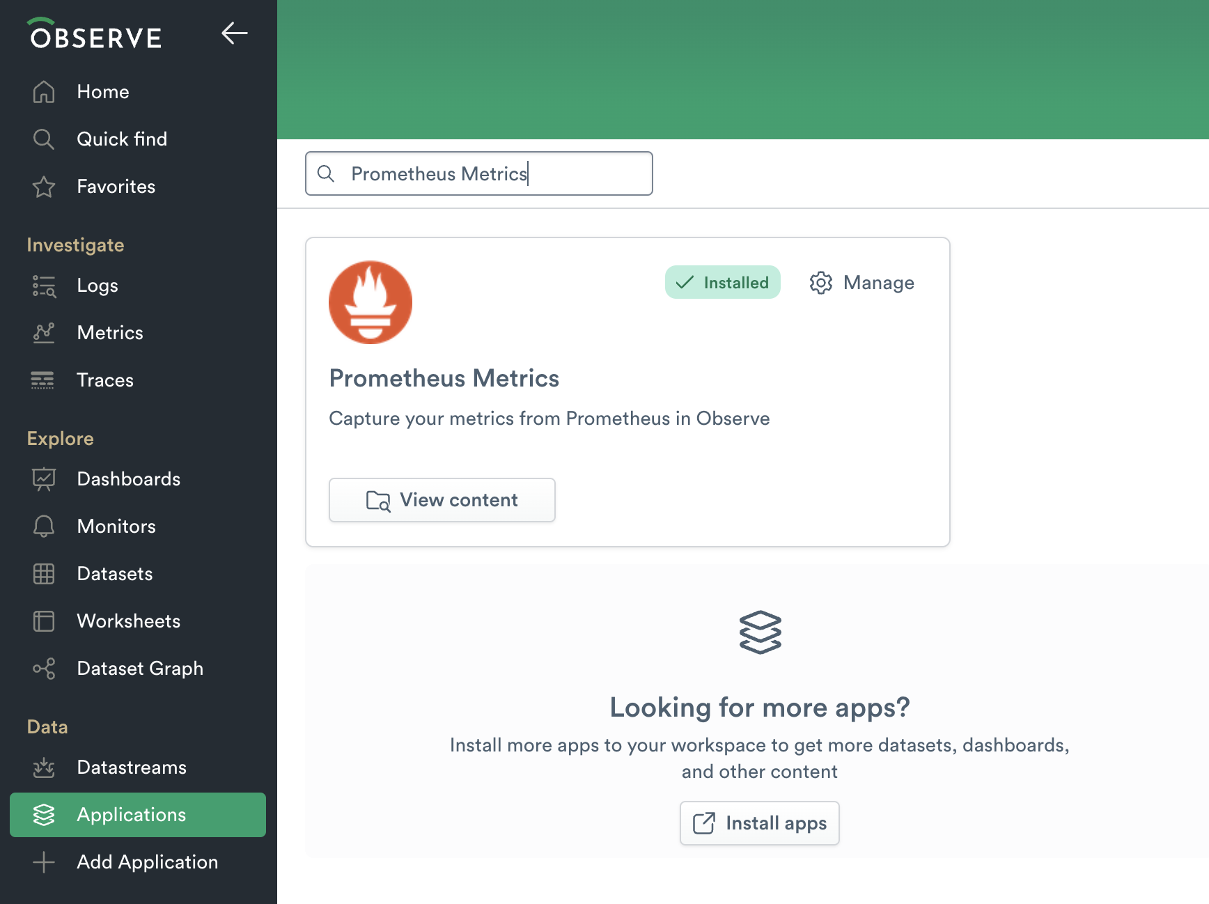 PostgreSQL app