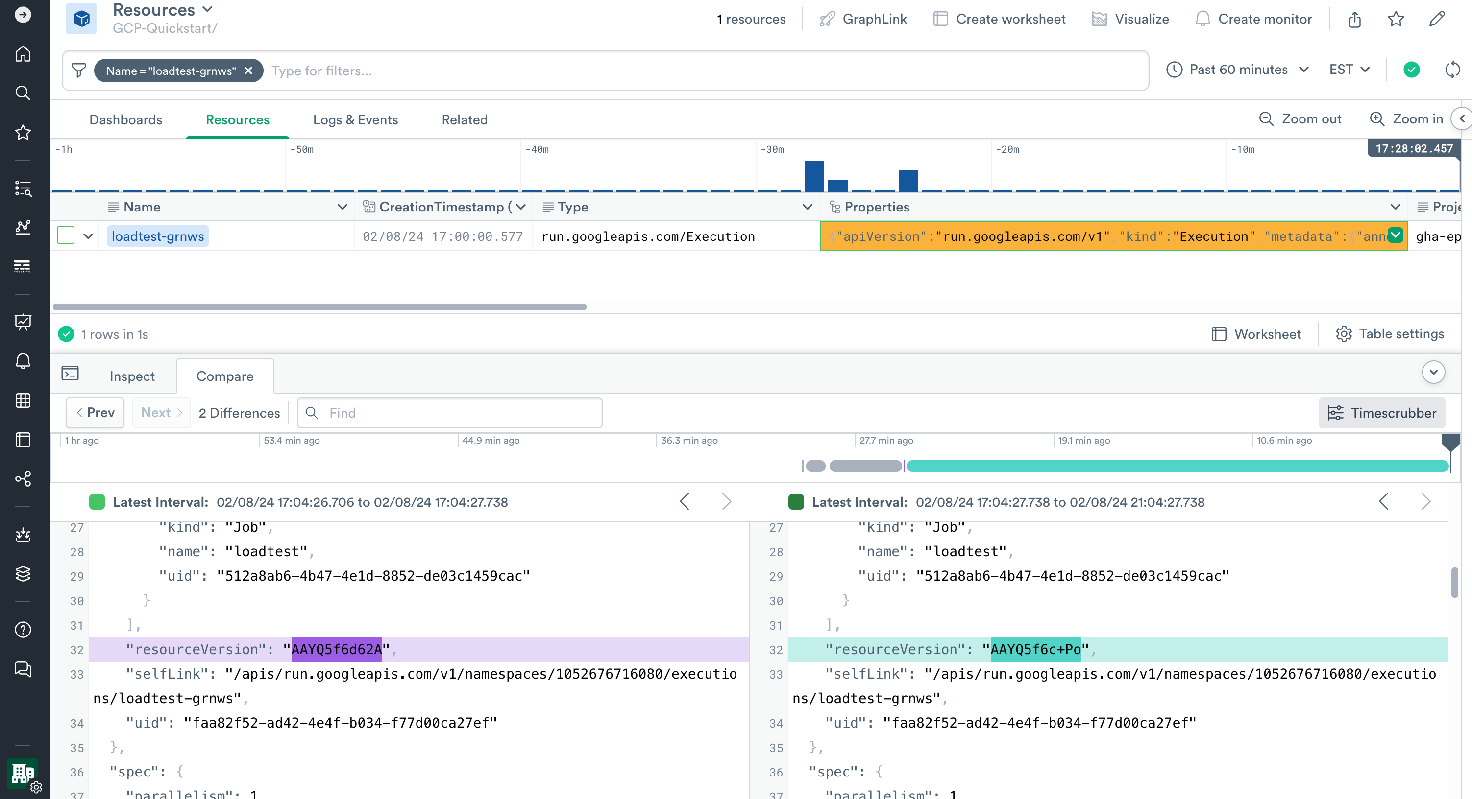 Inspect Resource Properties
